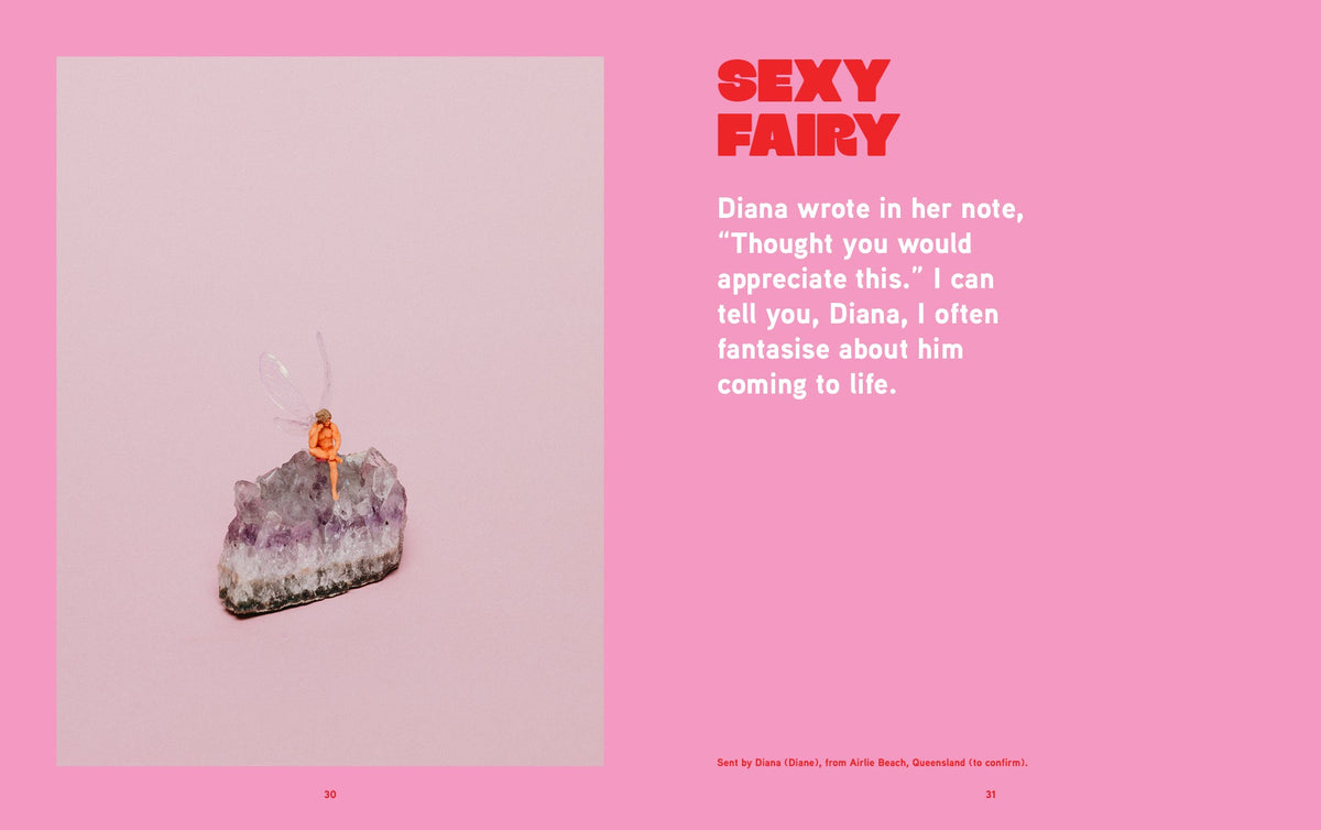 Inside the Mini Museum Memoir: sexy fairy (edited spread)